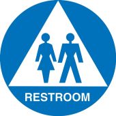California Title 24 ADA Gender Neutral Restroom Door Sign: Restroom