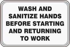 Deco-Shield™ : Wash And Sanitize Hands Before Starting And Returning To Work