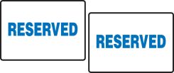 Tabletop Sign: Reserved