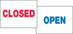 Quik Sign Fold-Ups®: Open / Closed