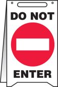 Fold-Ups® Safety Sign: Do Not Enter