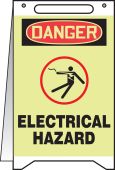 OSHA Danger Lumi-Glow™ Fold-Ups® : Electrical Hazard