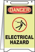 OSHA Danger Lumi-Glow™ Fold-Ups® : Electrical Hazard