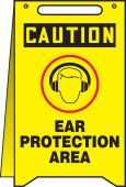 OSHA Caution Fold-Ups® : Ear Protection Area