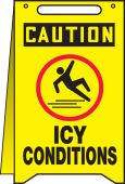 OSHA Caution Fold-Ups®: Icy Conditions
