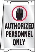 Reflective Fold-Ups® : Authorized Personnel Only
