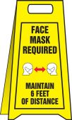 2 X Fold-Ups®: Don't Forget Your Mask Thank You For Your Cooperation!