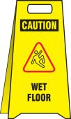 OSHA Caution 2 X Fold-Ups® : Wet Floor