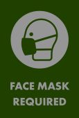 NoTrax® Message Mat: Face Mask Required