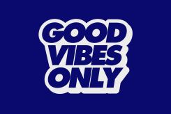 NoTrax® Slogan Mat: Good Vibes Only