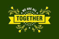 NoTrax® Slogan Mat: We Are All In This Together