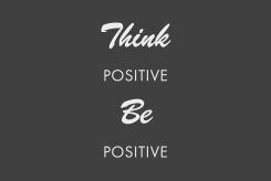 NoTrax® Slogan Mat: Think Positive Be Positive