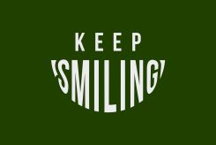 NoTrax® Slogan Mat: Keep Smiling