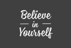 NoTrax® Slogan Mat: Believe In Yourself