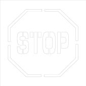 Floor Marking Stencil: Stop