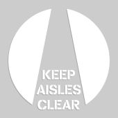 Floor Marking Stencil: Keep Aisles Clear