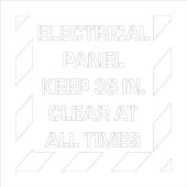 Floor Marking Stencil: Electrical Panel Keep 36 IN. Clear At All Times