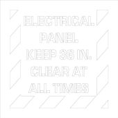 Floor Marking Stencil: Electrical Panel Keep 36 IN. Clear At All Times