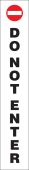 Stanchion Posts Message Labels: Do Not Enter