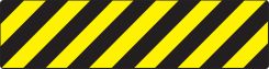 Skid-Gard™ Floor Sign: Black/Yellow Stripes