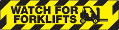 Skid-Gard™ Floor Sign: Watch For Forklifts