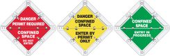 Status Alert Flip-Plac™ Sign: Confined Space