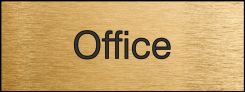 Engraved Accu-Ply™ Sign: Office