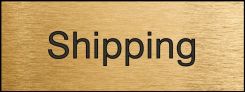 Engraved Accu-Ply™ Sign: Shipping