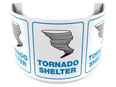 180D Projection™ Sign: Tornado Shelter