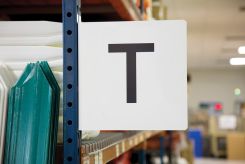 Warehouse Aisle Marking Sign