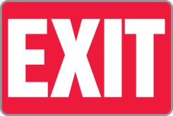 Safety Sign: Exit