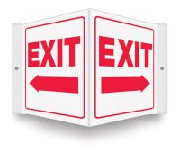 Projection™ Safety Sign: Exit