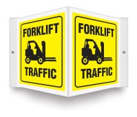 Projection™ Sign: Forklift Traffic