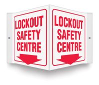 Projection™ Safety Sign: Lockout Safety Centre