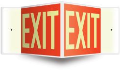 Projection™ Sign: Exit