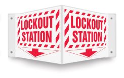 3D Projection™ Sign: Lockout Station