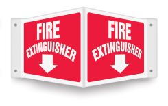 Projection™ Sign: Fire Extinguisher (Arrow)