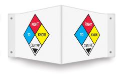 Projection™ Safety Sign: Right To Know Centre