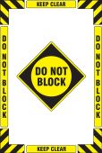Floor Marking Kit: Keep Clear Do Not Block