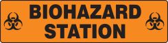 Slip-Gard™ Safety Sign: Biohazard Station