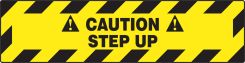 Slip-Gard™ Step-Style Floor Sign: Caution - Step Up