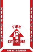 Slip-Gard™ Floor Marking Kit: Keep Clear - Fire Extinguisher