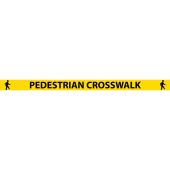 Slip-Gard™ Crosswalk Message Strip: Pedestrian Crossing Yellow/Black
