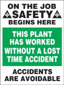 Safety Posters: On The Job Safety Begins Here