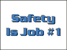Safety Posters: Safety Is Job #1