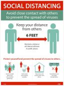 SOCIAL DISTANCING POSTER 