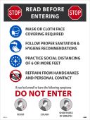 READ BEFORE ENTERING POSTER 