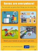 GERMS ARE EVERYWHERE! POSTER