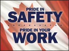 Safety Posters: Pride In Safety - Pride In Your Work (Canada)