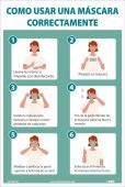 HOW TO WEAR A MASK PROPERLY, SPANISH